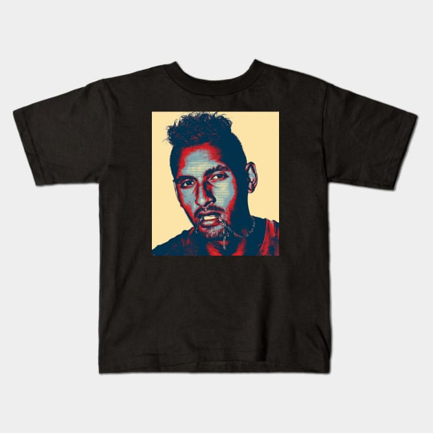 nick kyrgios Kids T-Shirt by BorodinaAlen